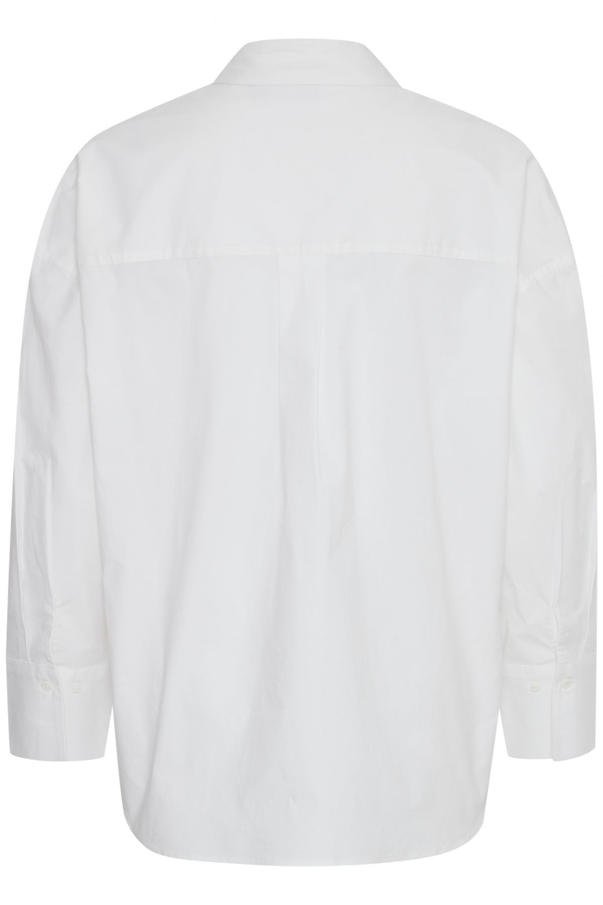 Fransa FrVuja Off White Oversized Layering Button Side Shirt, 20614547