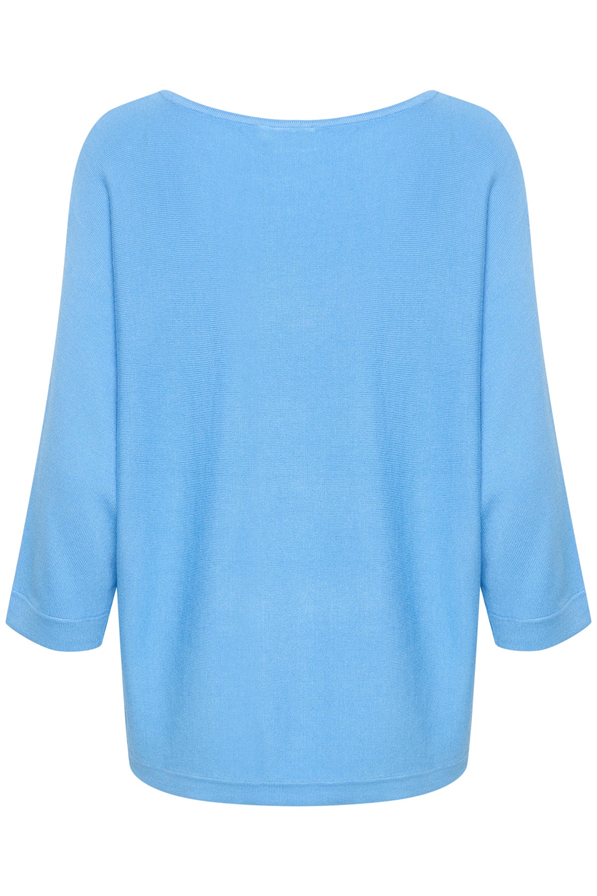 Fransa FrClia Azure Blue Oversized 3/4 Sleeve Knit