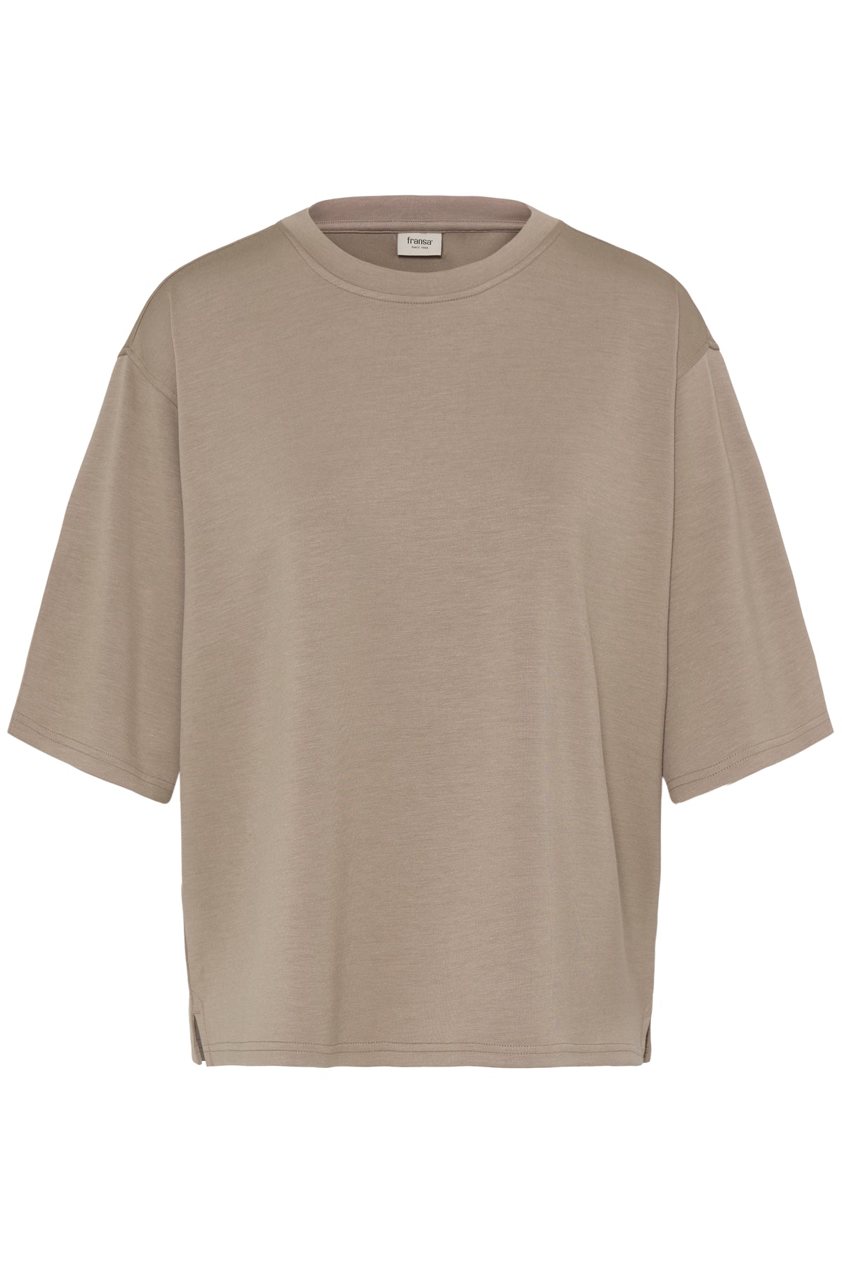 Fransa FrAurora Taupe Modal Oversized T-Shirt, 20615492