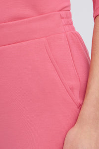 Fransa FrAurora Honeysuckle Pink Wide Leg 7/8 Modal Joggers, 20615493
