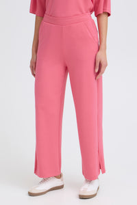Fransa FrAurora Honeysuckle Pink Wide Leg 7/8 Modal Joggers, 20615493