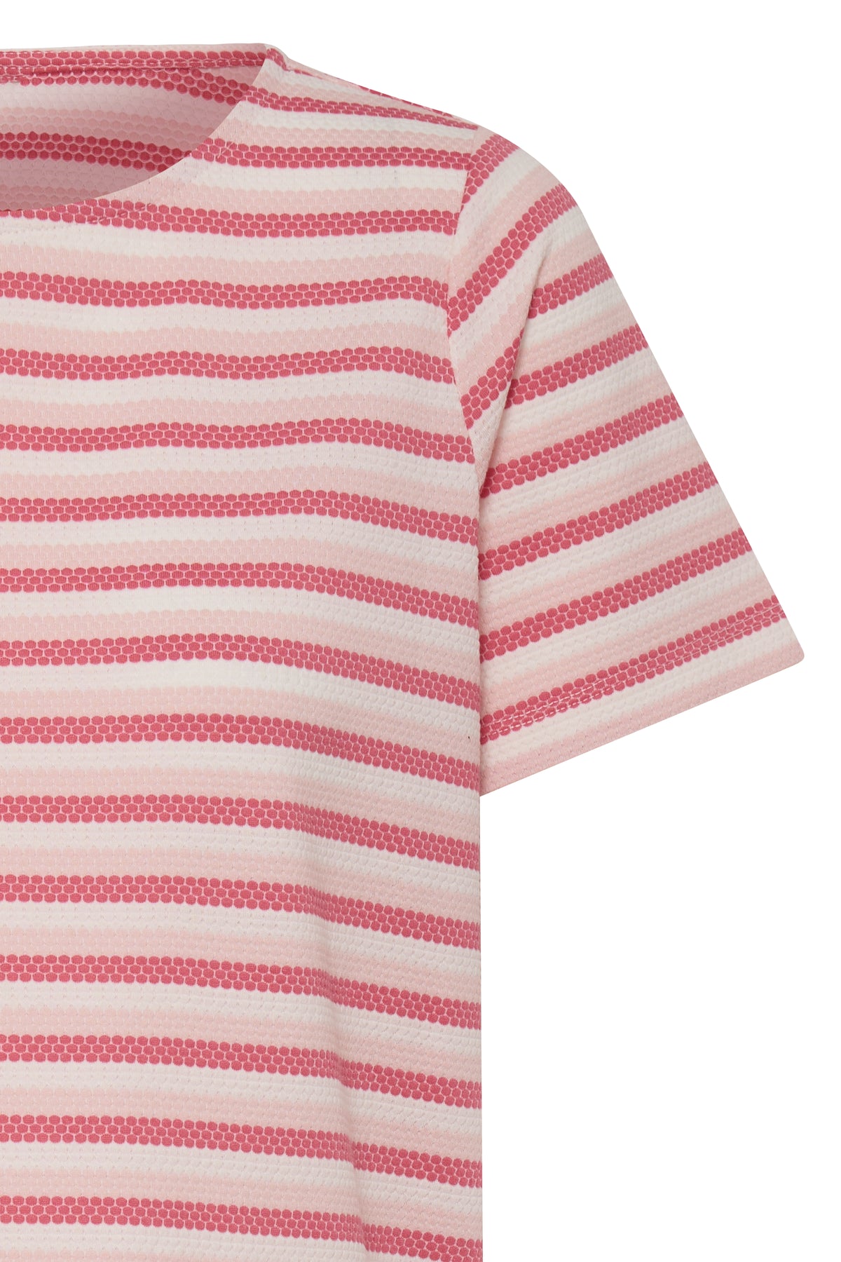 Fransa FrJosie Lotus Pink Stripe T-Shirt, 20615550