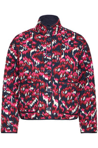 Fransa FrClaudine Very Berry Printed Quilted Jacket, 20617085