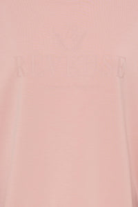 Fransa FrAurora Blush Rose Modal Logo Sweatshirt