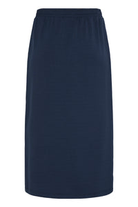 Fransa FrAurora Navy Blazer Modal Midi Skirt, 20617556