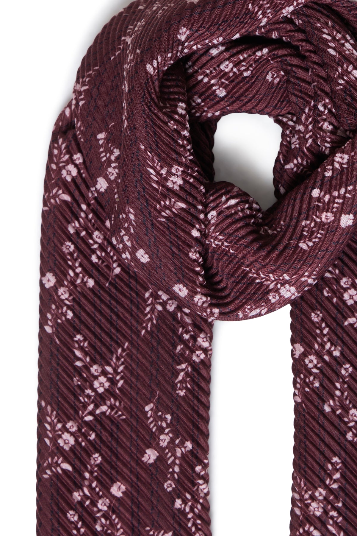 Fransa FrPlisea Port Royale Flower Drop Plisse Scarf