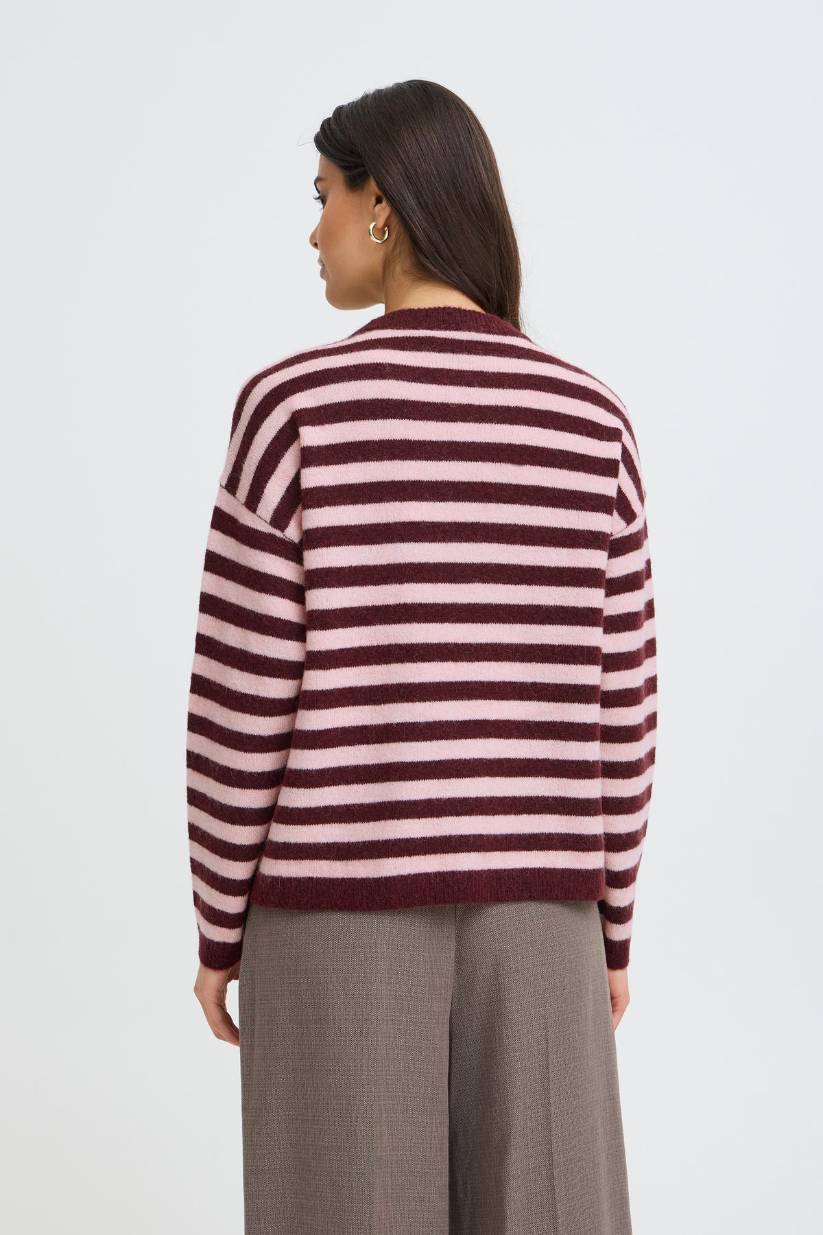 Fransa FrIdaa Port Royale/Baby Pink Striped Supersoft Knit, 20618351