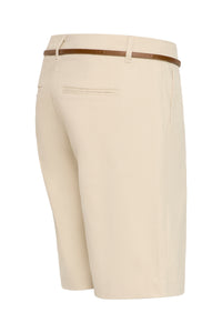 B.Young Bydays Cement Beige Chino Shorts with Belt, 20805588