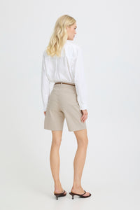 B.Young Bydays Cement Beige Chino Shorts with Belt, 20805588