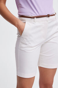 B.Young Bydays Marshmallow White Chino Shorts with Belt, 20805588