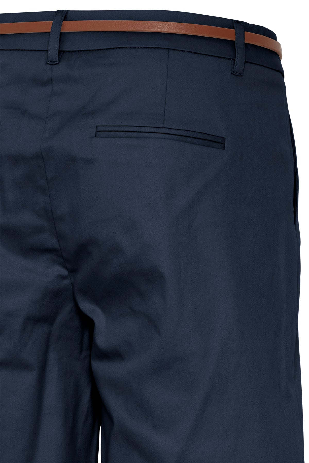 B.Young Bydays Copenhagen Navy Chino Shorts with Belt, 20805588