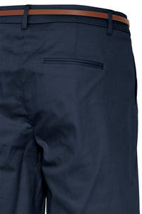 B.Young Bydays Copenhagen Navy Chino Shorts with Belt, 20805588