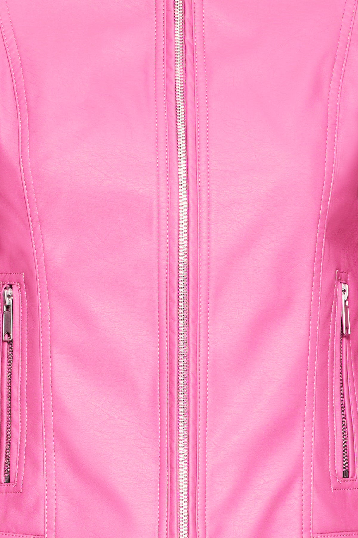 B.Young Byacom Phlox Pink Faux Leather Jacket, 20809396