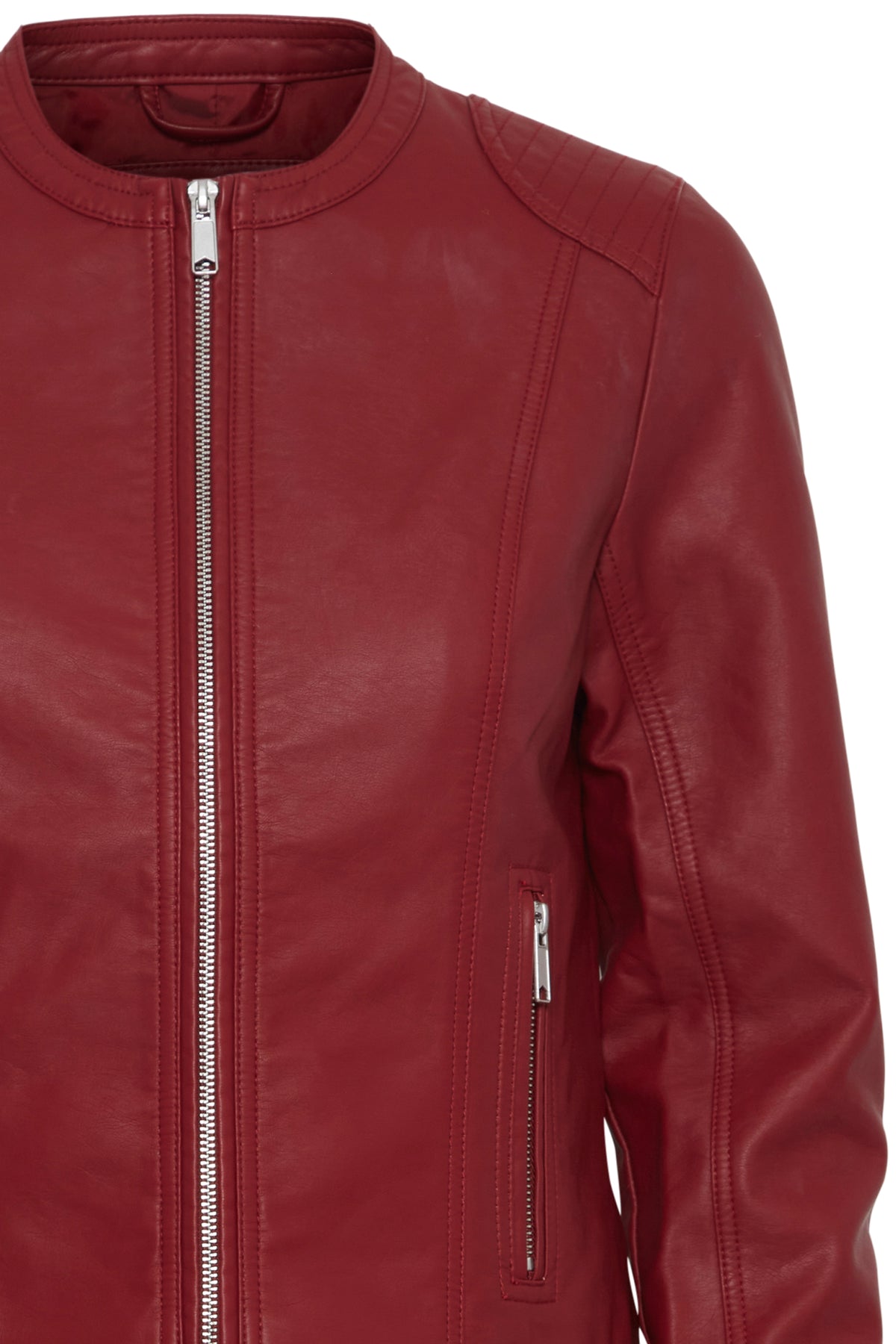 B.Young Byacom Pomeagrante Faux Leather Jacket, 20809396