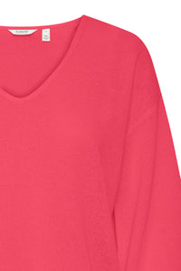 B.Young Bysif Raspberry Sorbet V-Neck Pullover, 20814639