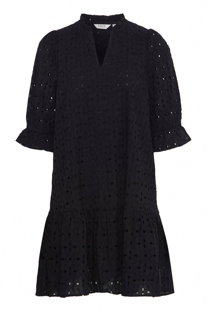 B.Young Bygalla Black Embroidered Layered Dress, 20814935