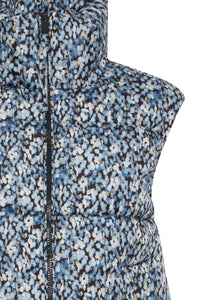 B.Young ByBomilla Dusty Blue Flower Print Gilet, 20815104 