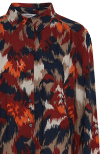 B.Young ByJosa Harvest Pumpkin Abstract Printed Shirt, 20815603