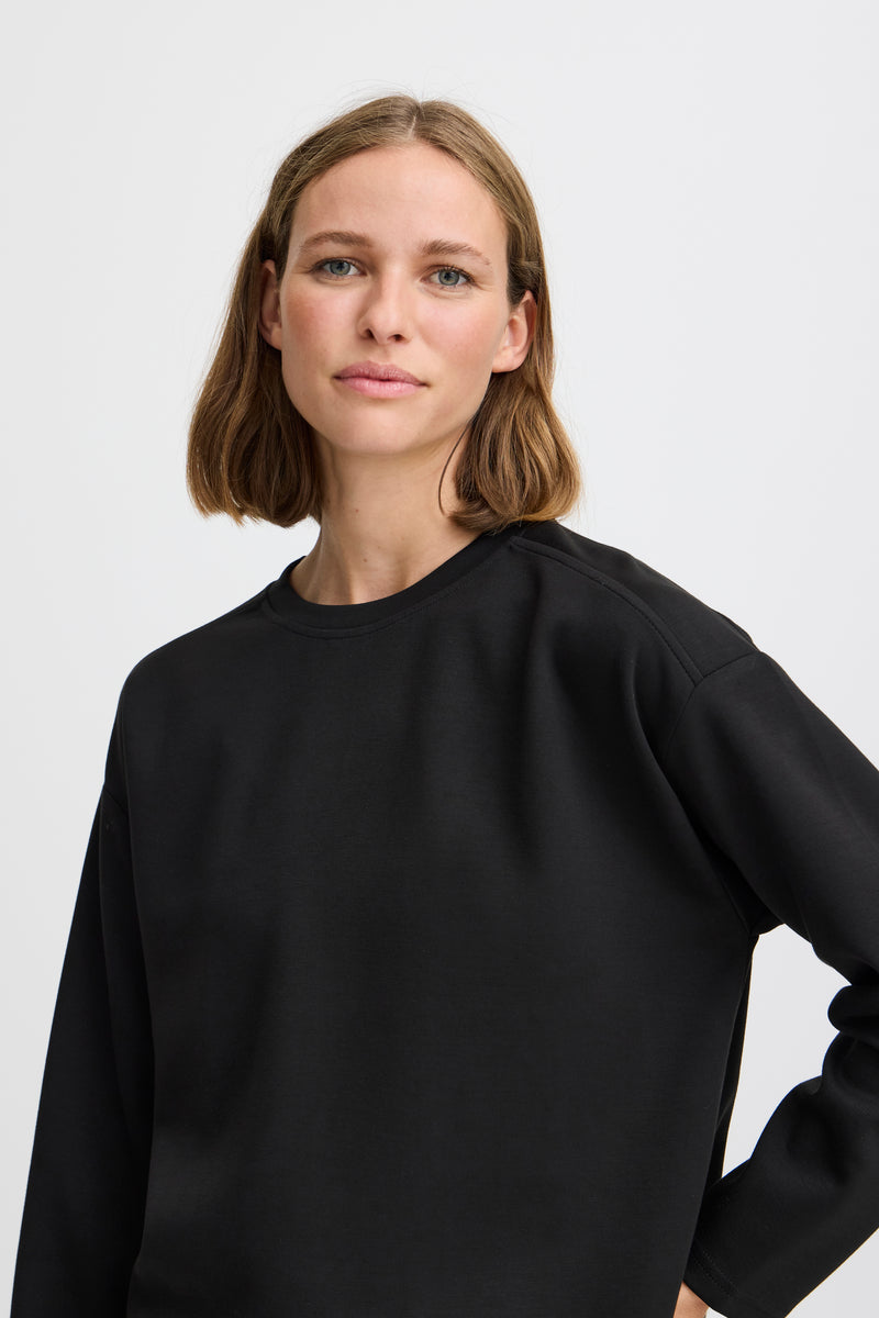 B.Young Bypusti Black Long Sleeve Modal Sweatshirt, 20815707