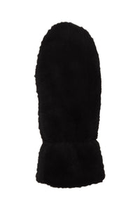 B.Young Bawolfie Black Faux Fur Gloves