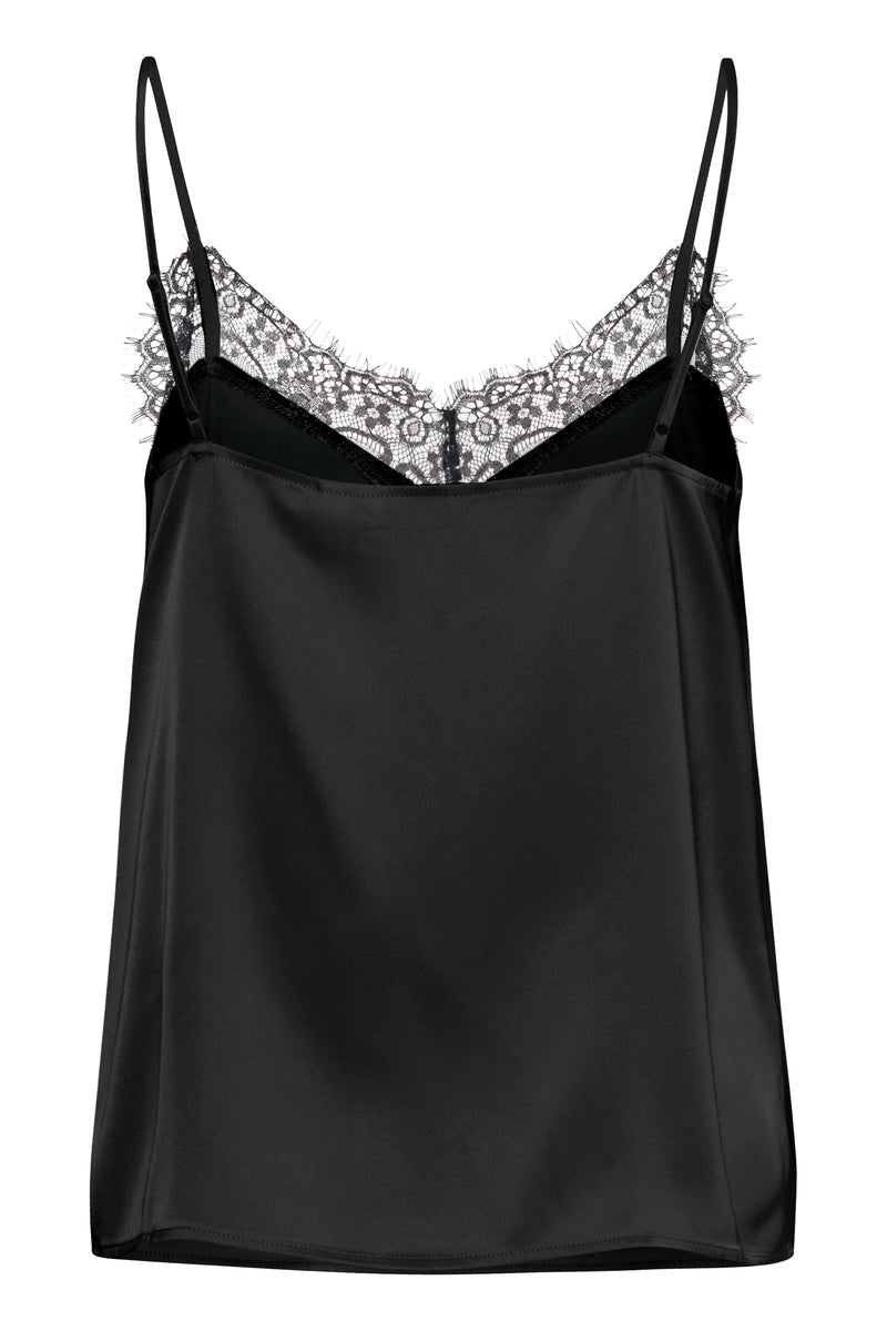 B.Young Byflair Black Lace Cami Top, 20815851