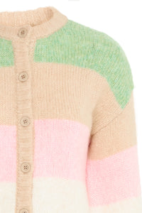 B.Young Byonero Rose Stripe Supersoft Cardigan