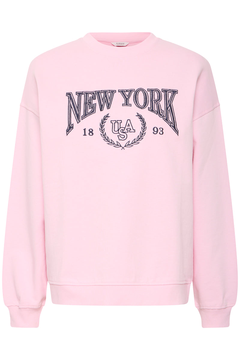 B.Young BySoma Rose Pink Supersoft Oversized Sweatshirt