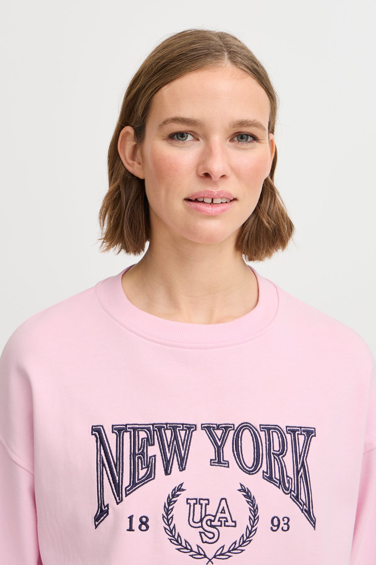 B.Young BySoma Rose Pink Supersoft Oversized Sweatshirt