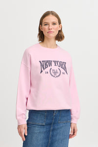 B.Young BySoma Rose Pink Supersoft Oversized Sweatshirt