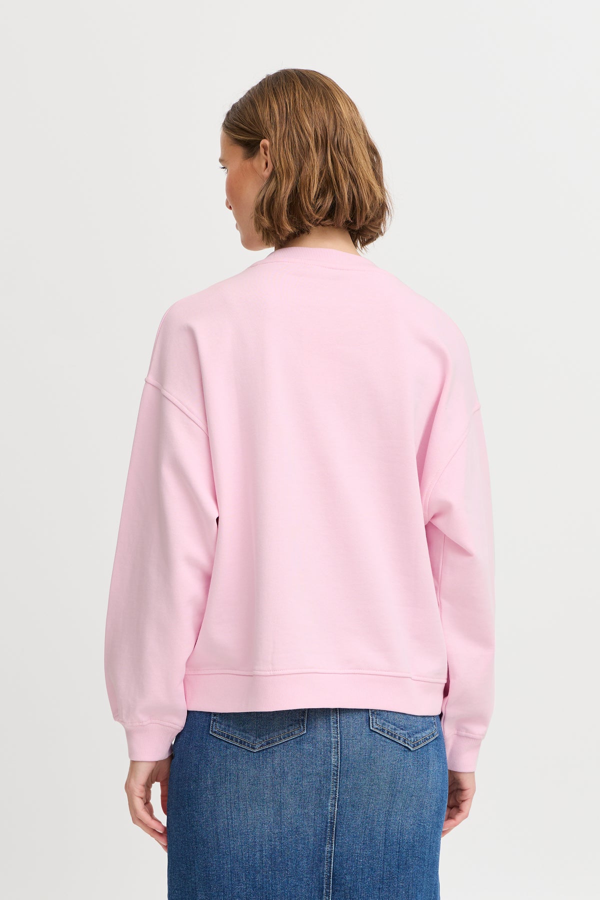 B.Young BySoma Rose Pink Supersoft Oversized Sweatshirt