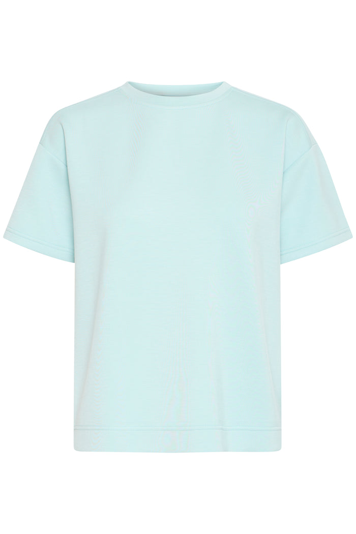 B.Young ByPusti Blue Haze Modal Relaxed Fit T-Shirt, 20816656