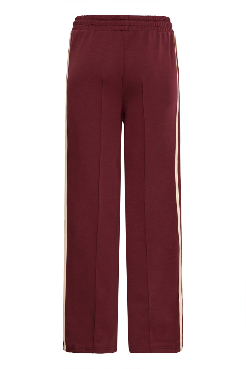 B.Young ByPusti Port Royale Constrast Sports Luxe Wide Leg Joggers