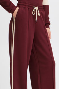 B.Young ByPusti Port Royale Constrast Sports Luxe Wide Leg Joggers
