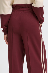 B.Young ByPusti Port Royale Constrast Sports Luxe Wide Leg Joggers