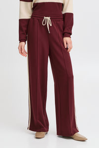 B.Young ByPusti Port Royale Constrast Sports Luxe Wide Leg Joggers