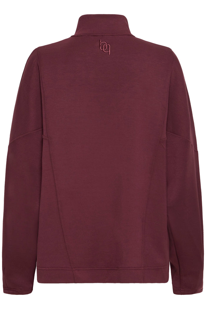 B.Young ByPusti Port Royale Modal Oversized Half Zip Sweatshirt
