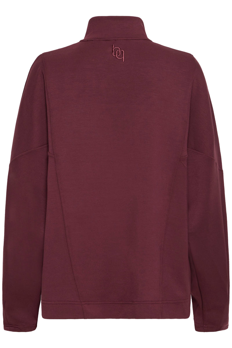 B.Young ByPusti Port Royale Modal Oversized Half Zip Sweatshirt