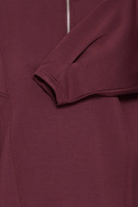 B.Young ByPusti Port Royale Modal Oversized Half Zip Sweatshirt