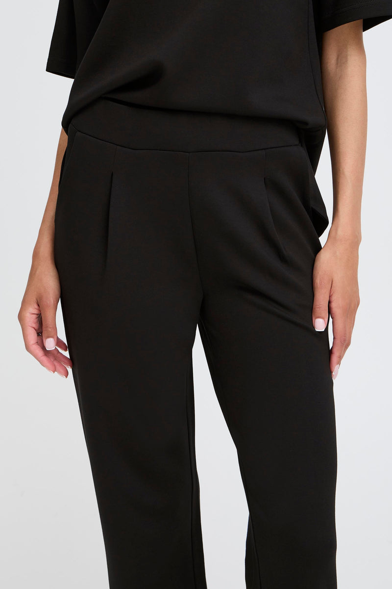 B.Young ByPusti Meteorite Black Modal Straight Leg Joggers