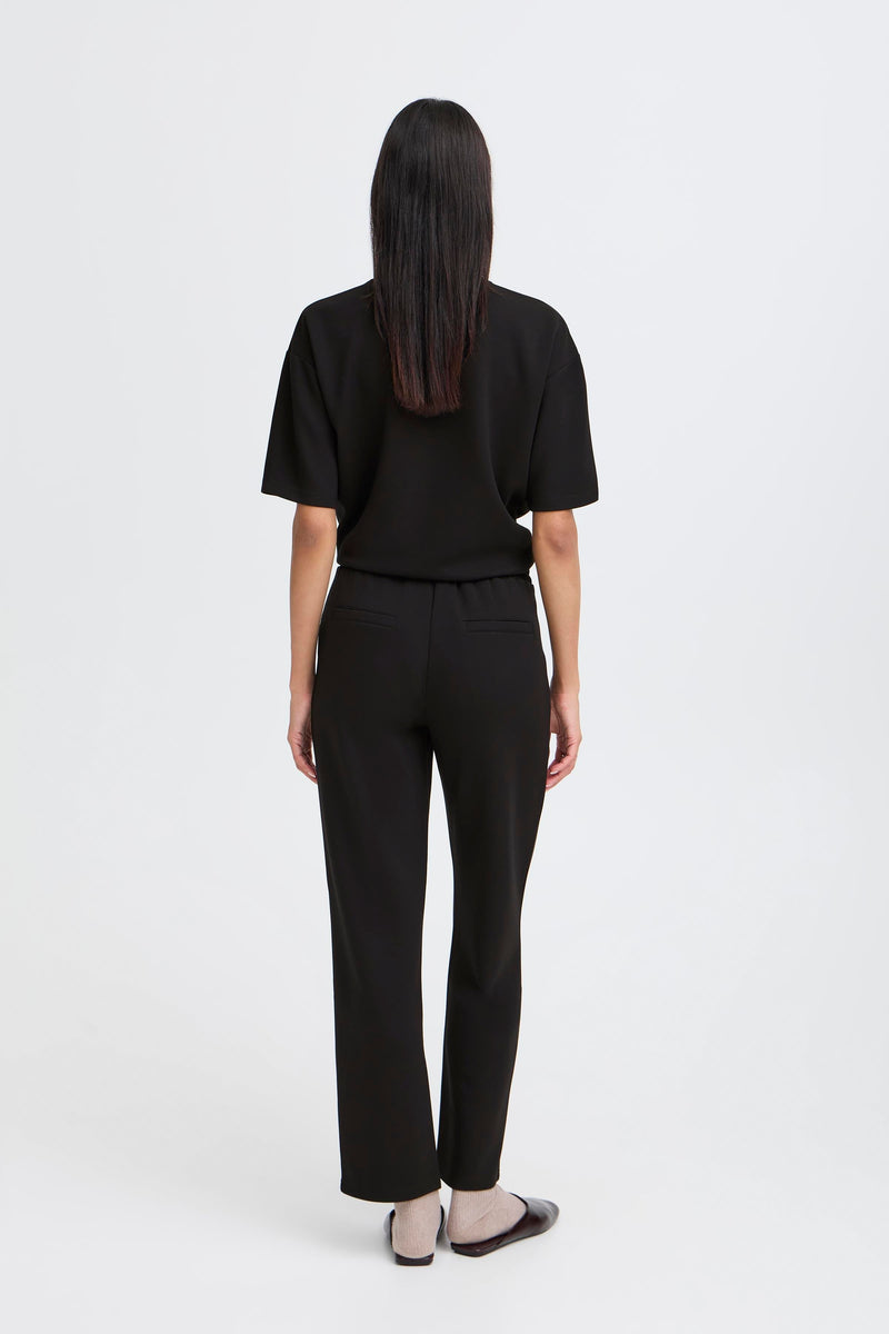 B.Young ByPusti Meteorite Black Modal Straight Leg Joggers