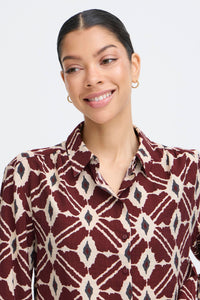 B.Young Ikaia Port Royale Ikat Printed Shirt