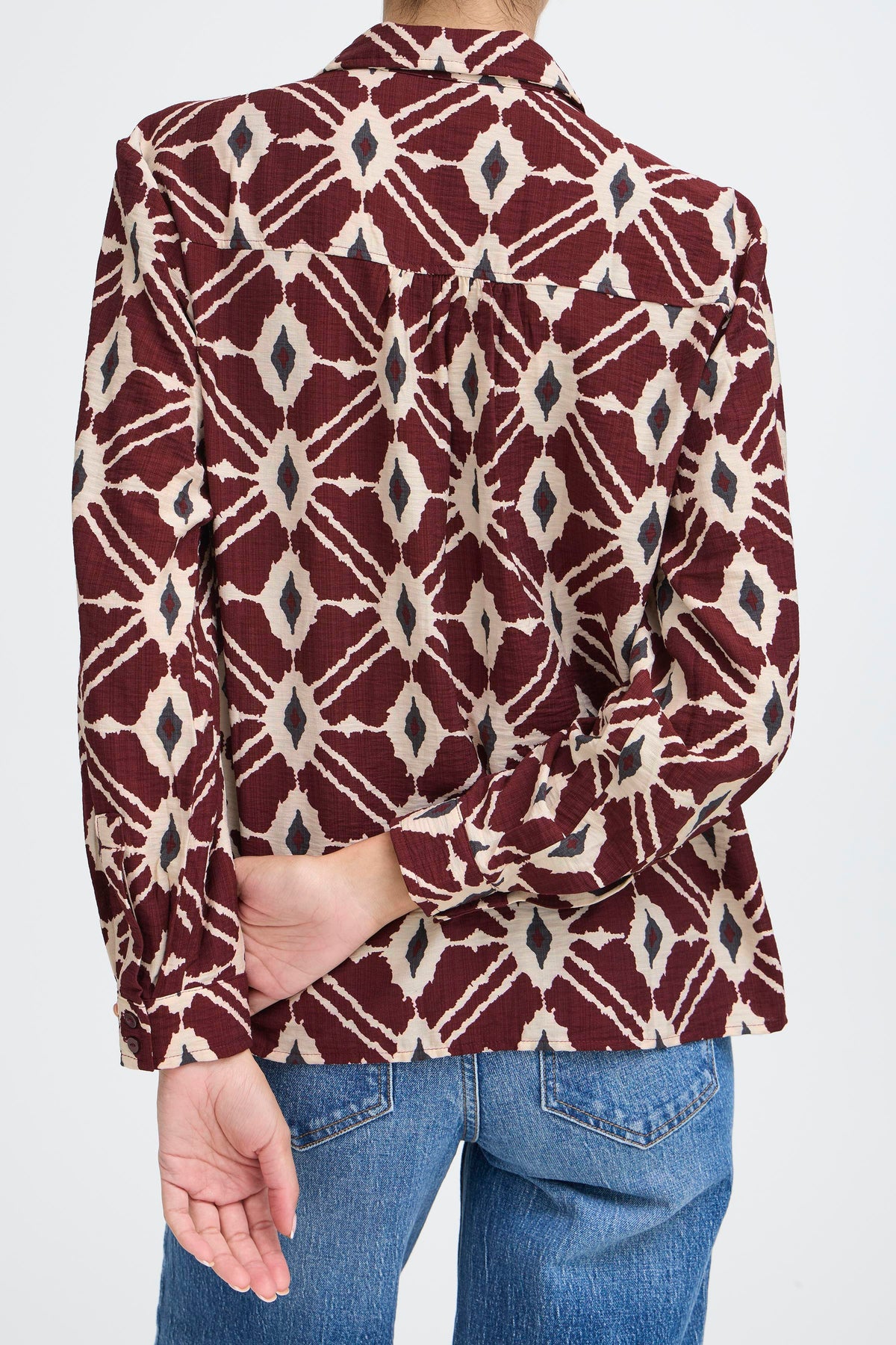 B.Young Ikaia Port Royale Ikat Printed Shirt