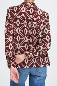 B.Young Ikaia Port Royale Ikat Printed Shirt
