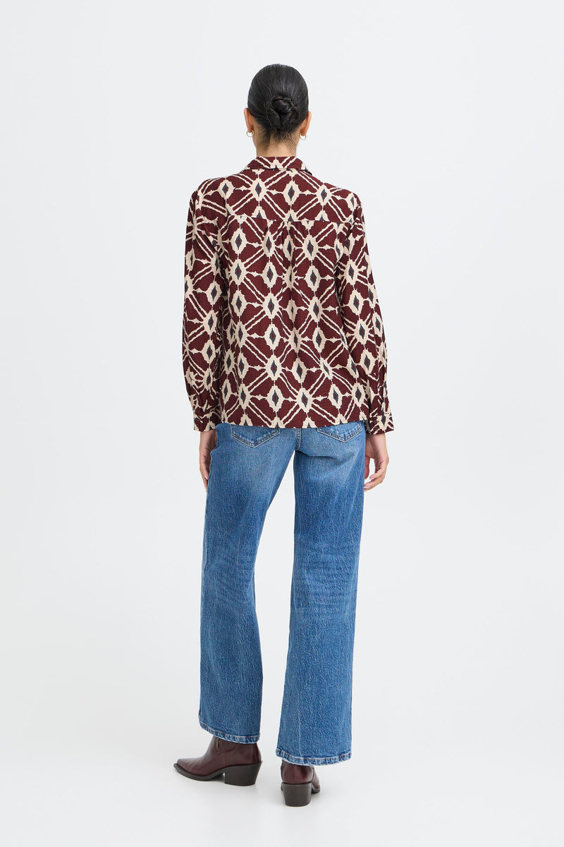 B.Young Ikaia Port Royale Ikat Printed Shirt