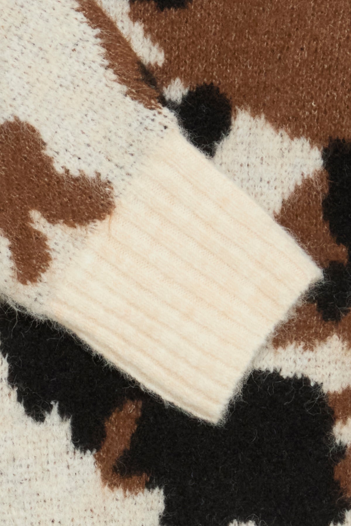 B.Young ByOmea Birch Cow Print Supersoft Knit