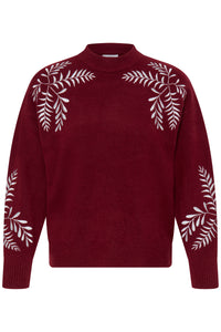 B.Young ByMagge Port Royale Melange Embroidered Jumper, 20818186