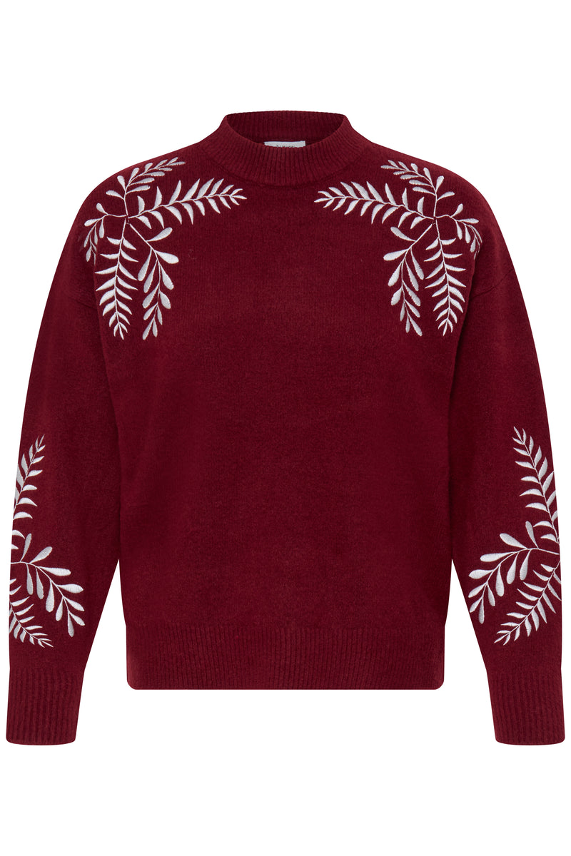 B.Young ByMagge Port Royale Melange Embroidered Jumper, 20818186