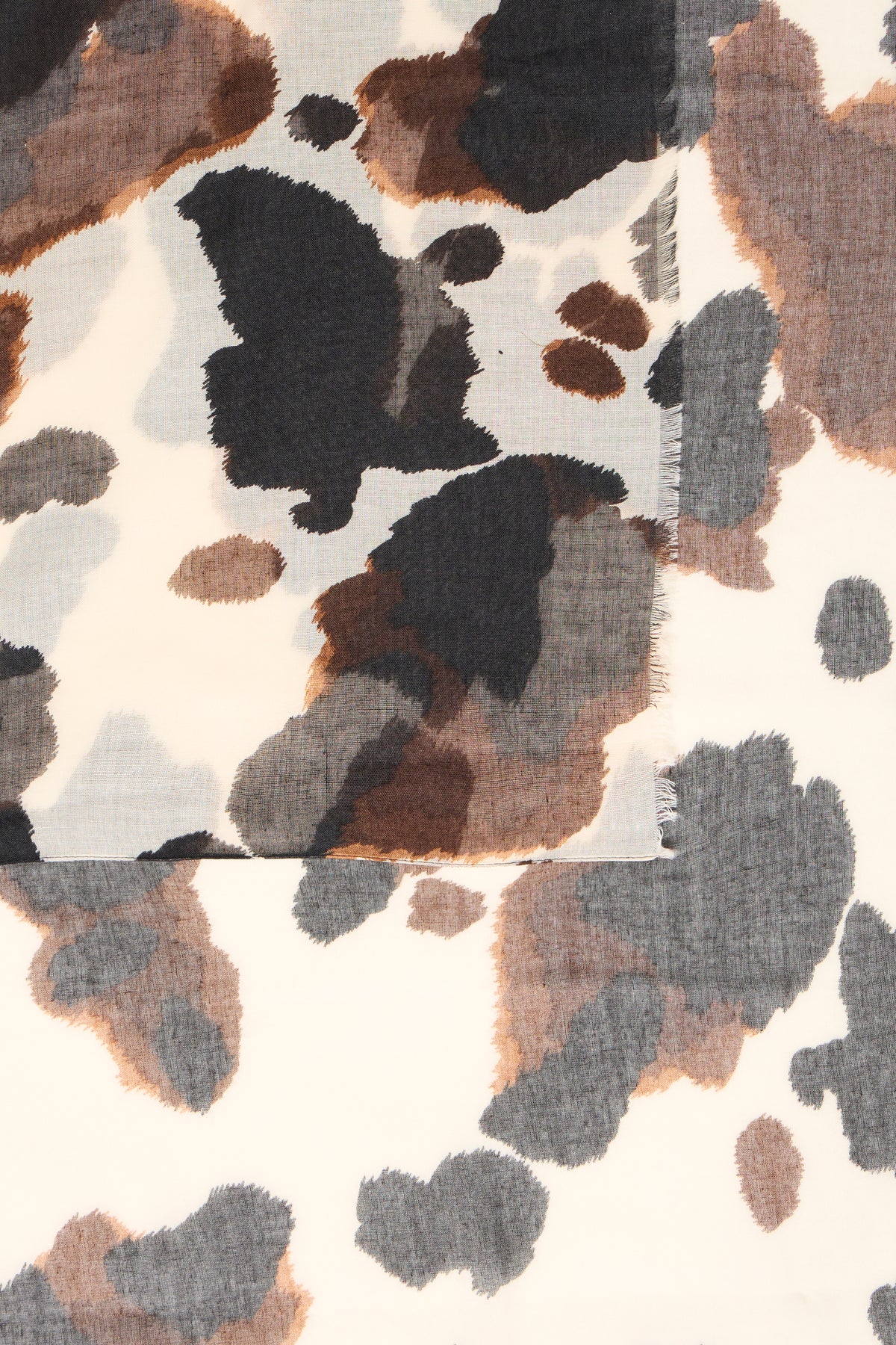 B.Young ByWallam Birch Cow Print Scarf