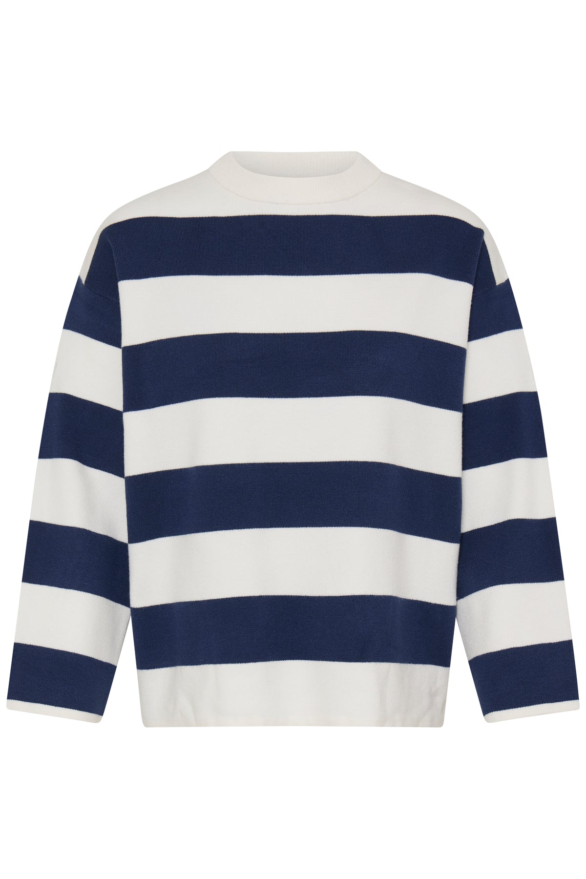 B.Young ByOtari Medieval Blue Striped Supersoft Knit