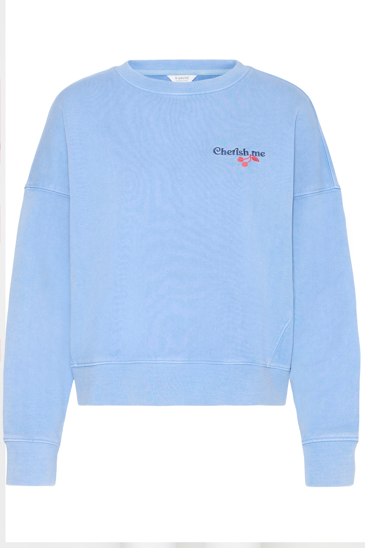 B.Young ByRasma Robbie Blue 'Cherish Me' Sweatshirt, 20818704